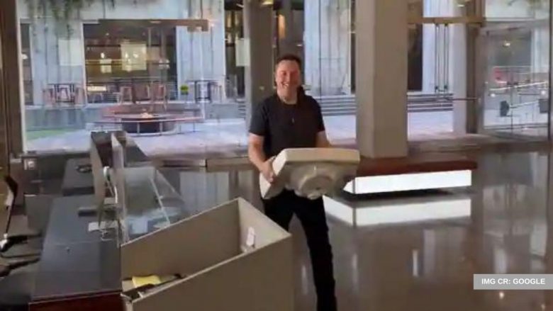 Elon Musk Visits Twitter Office With A Sink To Let It Sink In