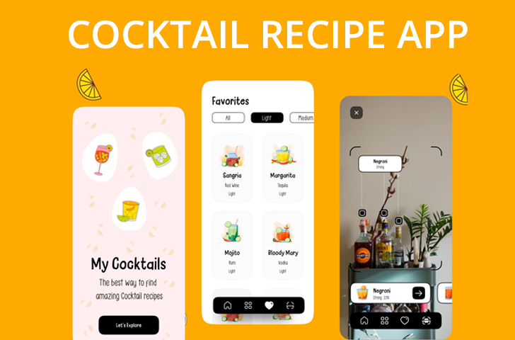 Mobile App Ideas-  Cocktail recipe app