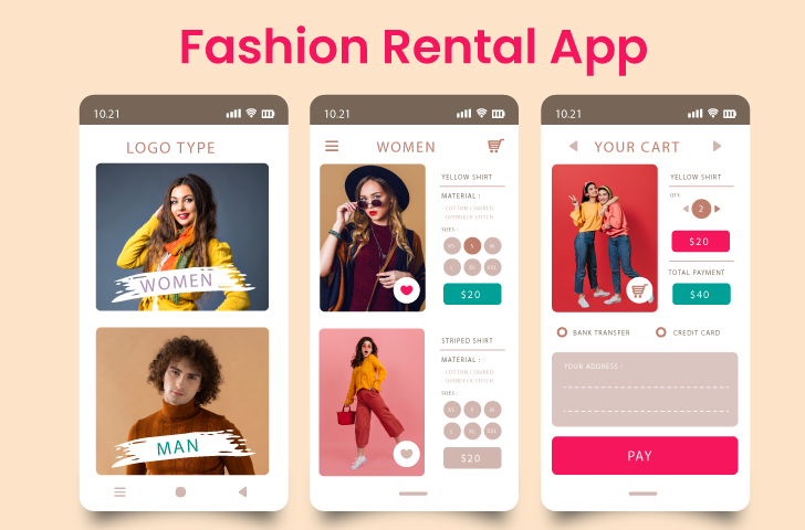 Android App Ideas For Developers - Fashion Rental App