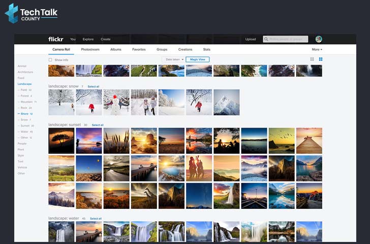 Flickr - best online storage for photos